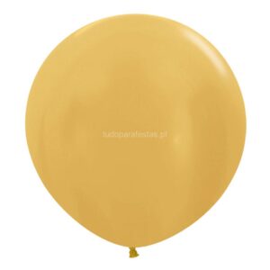 Balão Látex Dourado 41cm 19'