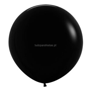 Balão Látex Preto 48cm 19'