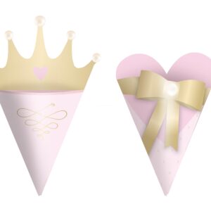 Cones de papel Princesa