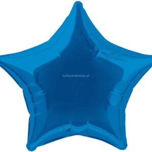 Balão Estrela Azul Royal 50cm