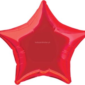 Balão Estrela Vermelho 45cm