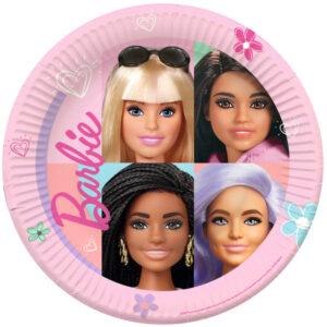 Pratos Barbie 23cm 8unid