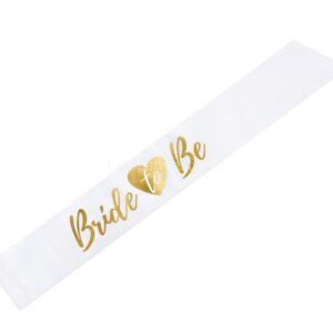 Faixa Bride to Be Dourado