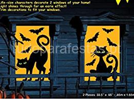Cenário Gato Preto 165cm