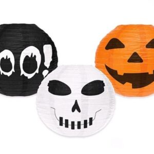 Decoração Lanterna Papel BOO! 30cm
