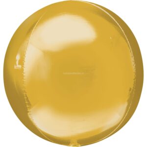 Balão Esférico Dourado 40cm