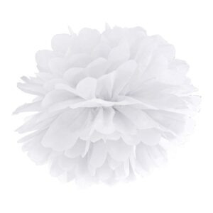 Pompom Branco 25cm