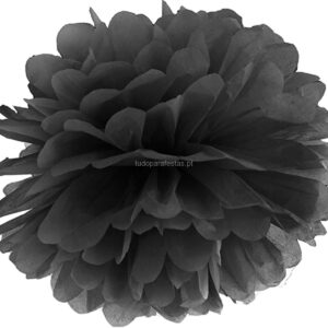 Pompom Preto 35cm